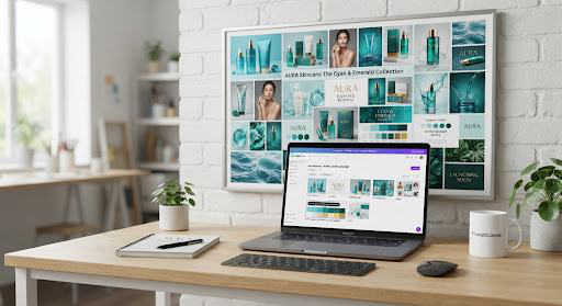 Product launch creative workspace